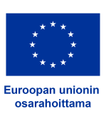 Euroopan unionin osarahoittama. Logo.