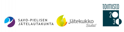 Savo-Pielisen jätelautakunnan, Jätekukon ja Toimisto 2030:n logot